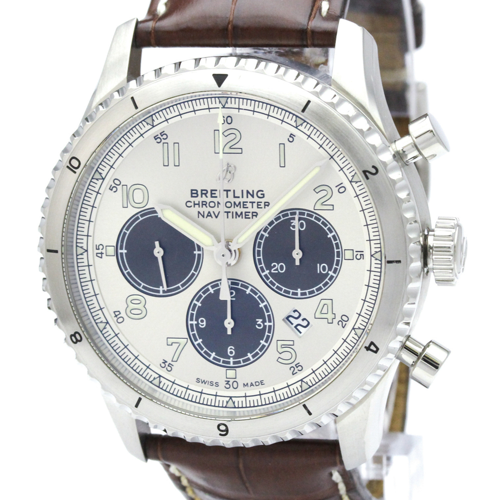 BREITLING Navitimer 8 Chronograph Steel Automatic Mens Watch AB0117 Polished